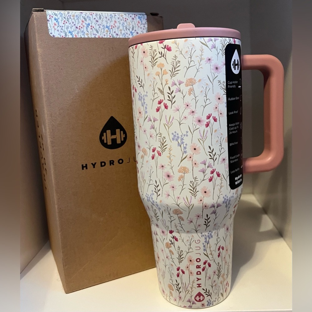 HydroJug Wildflower 40 oz Traveler